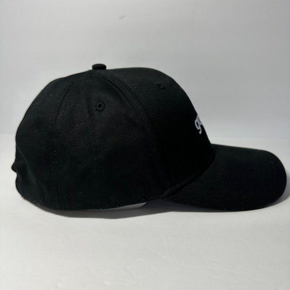 Gopuff  Delivery Black Adjustable Strap Back Trucker Hat Baseball Cap NWOT - Picture 4 of 7